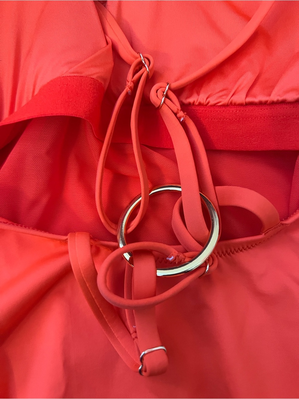 NWT Cosabella Vita Marina Sicilian Orange One Piece Swimsuit Ring Back Small - Picture 5 of 12